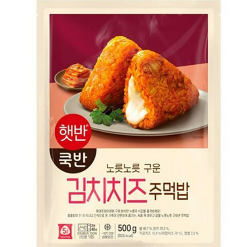 [비비고]구워낸주먹밥김치치즈볶음밥500G 4봉, 500g, 4개