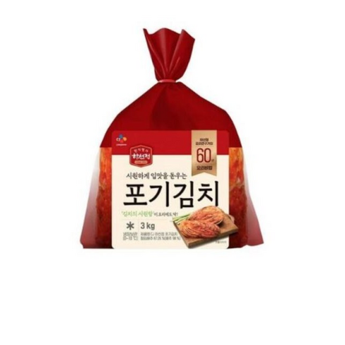 하선정김치 - 제일제당 하선정 포기김치, 1개, 3kg