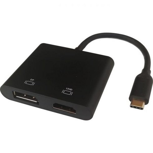 [관부가세포함] 델타코 USB-C MST 허브 2x 4K/60Hz HDMI + DP 2569065