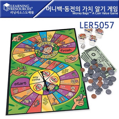 [러닝리소스] 머니백-동전의 가치 알기 게임 [LER5057], 본상품선택