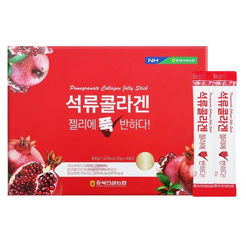 농협 석류콜라겐 젤리에 푹빠지다 젤리스틱30포 건강불패, 20g, 1개