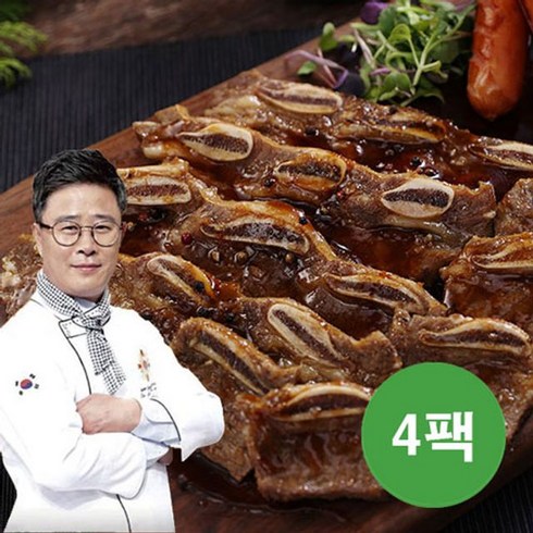  요리연구가 이효진의 국내산 LA갈비 10팩 - 임성근 [임성근] 국내산 LA갈비 400gx4팩, 4개, 400g