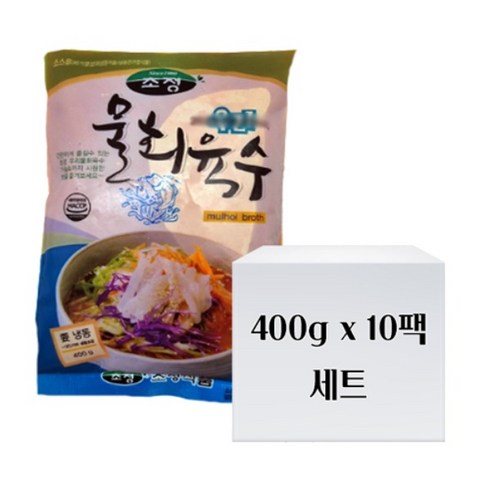 초정물회육수 - 초정식품 물회육수 400g 세트, 10개