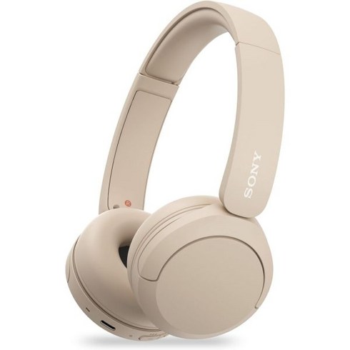 소니 Sony 무선 블루투스 헤드폰 WH-CH520B. CE7 리미티드 에디션 매트 블랙, Beige, Beige