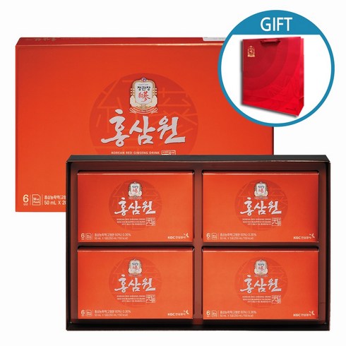 정관장 홍삼원 50ml 20포 쇼핑백포함-선물세트/명절 선물, 1박스