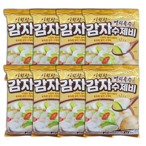 이가자연면 멸치육수 감자 수제비, 1.492kg, 1개