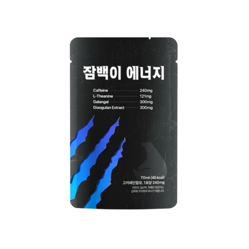 헬스부스터 잠백이 에너지 운동전 부스터 70ml 30개입, 1개, 30개