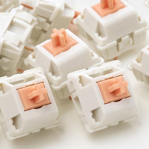 커스텀 홀리 판다 촉각 기계식 키보드 스위치 핫 플매트 카펫 러그 DIY 3 핀 55g 62g 67g POM 축 GK61 TM680 Anne 2, [10] 100 PCS, [02] 62g