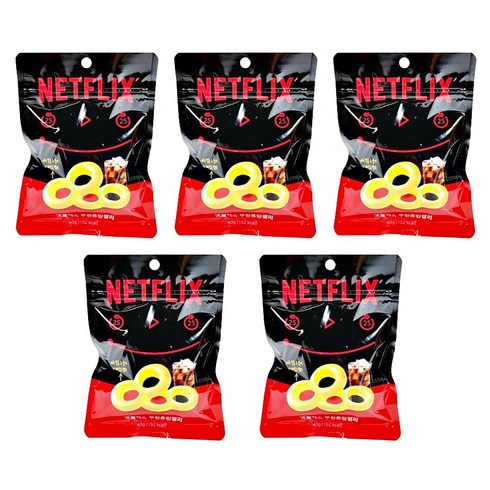 Netflix 넷플릭스 무한츄잉 젤리 콜라맛, 45g, 5개