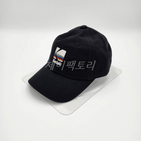 코닥 국내매장판 레인보우 자수 볼캡 BLACK