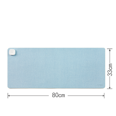 샤오미 SINCO 온열 발열 마우스패드 책상 전기매트 데스크패드, 블루, 1개