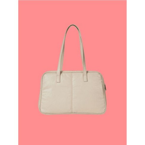 [100%정품] 필인더블랭크 Trapezoid Pillow 숄더백 핸드백 가방 베이지