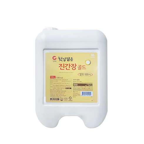 청정원진간장 - 청정원 햇살담은 진간장 골드 13L, 1개