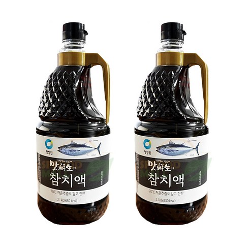 청정원참치액 - 청정원 맛선생 참치액 2.1kg, 2개