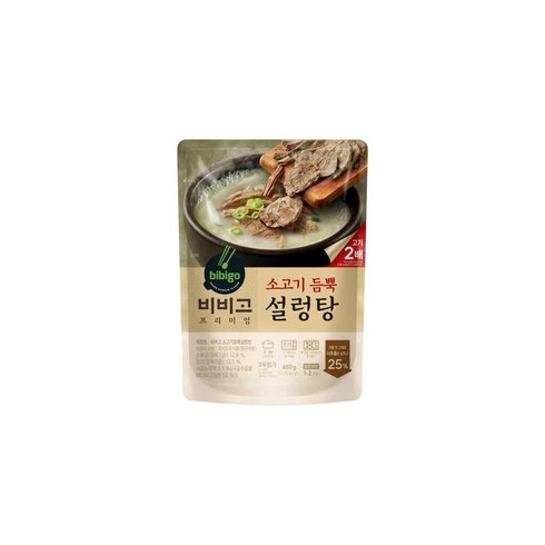 [고기 2배] 비비고 소고기듬뿍 설렁탕 460g, 9개