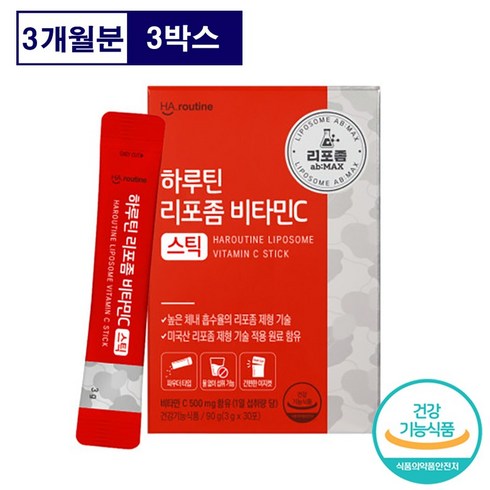 하루틴 리포좀 비타민C 스틱 30포, 3개, 90g