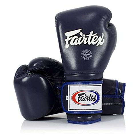 Fairtex 페어텍스 BGV9 무에타이 킥 복싱 글러브, Blue/Blue Piping