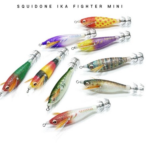 2023년 가성비 최고 스퀴드원이카파이터 - [스퀴드원] 이카파이터 미니 쭈꾸미 갑오징어 래틀 수평에기 닭새우, 13 레드레드 레이져, 1개