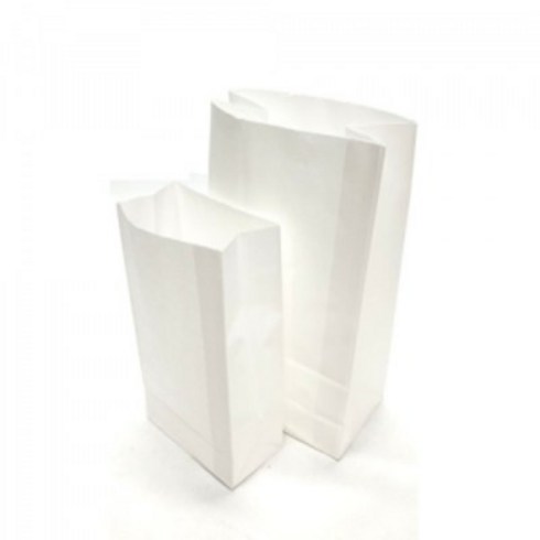 베이킹원데이클래스 - [내추럴포장] 화이트 봉투 벌크포장 50개 1세트 소형(12X6x22cm) 자연스러운 포장 선물 원데이클래스(9세트이상 주문시 배송가능)