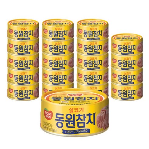 동원참치85g - 동원참치 살코기 라이트스탠다드 85g x 20캔, 1개