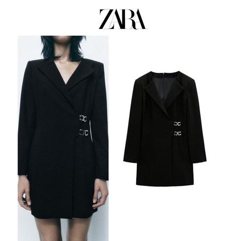 조거 사이드 버클장식 코트형 ZARA 자라 여성 원피스