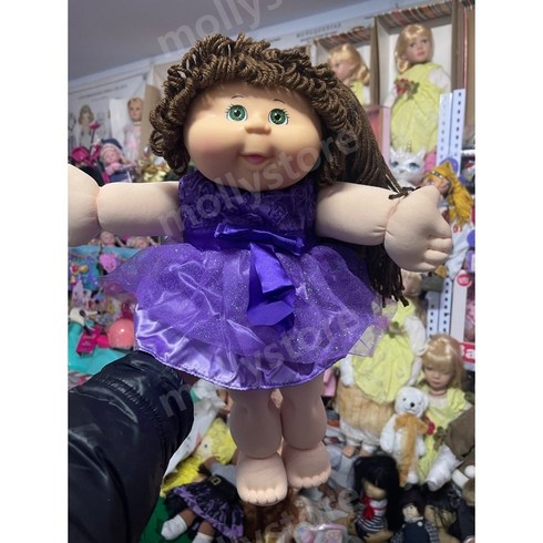 정품 양배추인형 귀여운 장난감 선물 안고자는 옛날 못난이 인형 70종, 35cm-50cm, AU
