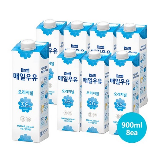 매일우유 - 매일우유 오리지널 900ml 8개