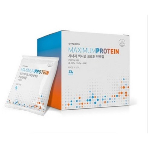 맥시멈 MAXIMUM - 시너지 맥시멈 프로틴 단백질, 1개, 497g