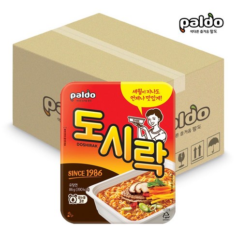 팔도 도시락 86g 24개