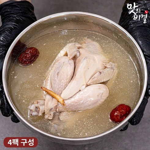 목우촌 풍미 삼계탕 1kg x 7팩  총 7kg - [특가] 한마리 삼계탕 (냉장), 4개, 1kg