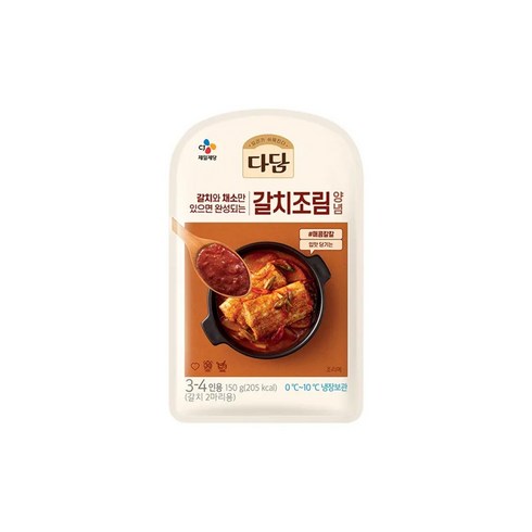 (냉장)다담 갈치조림양념150gx10개, 10개, 150g