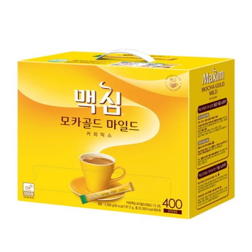 맥심 모카골드 커피믹스 400T 업소용 대용량, 맥심모카골드 400T Maxim 대용량커피믹스, 1개, 12g, 400개입