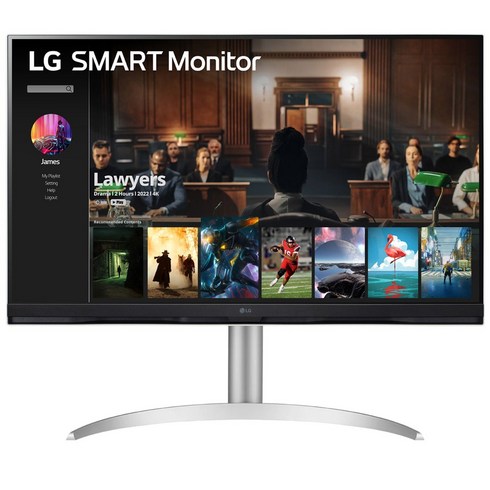 32sq750s - -LG전자- 스마트모니터 32SQ750S 4K UHD 32인치 IPS 광시야각 USB-C PD 충전 OTT 내장스피커 IPTV, 2. LG_SMART 32SQ750S