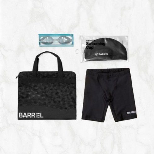 배럴생존수영키트 - 배럴 BARREL 키즈 남아 생존수영 키트 블랙 (B3SKSKT002BLK)