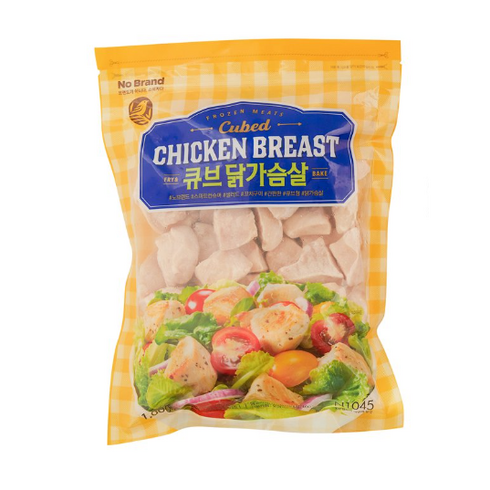 노브랜드 냉동 큐브 닭가슴살 1000g, 1개