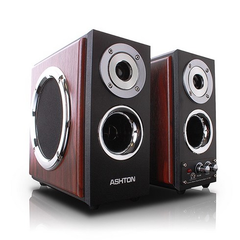 2채널스피커 우드 40W, AT-1000 본체만