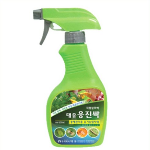 씨앗팜 대유 응진싹 스프레이(500ml)충해관리제 진딧물 퇴치 텃밭작물 화초 응애, 500ml, 1개