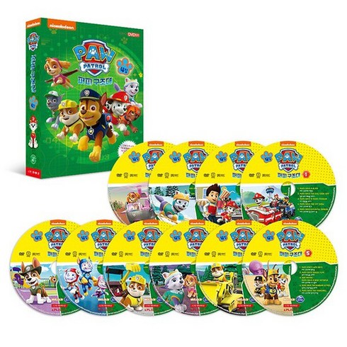 퍼피구조대dvd - [DVD] PAW PATROL 퍼피 구조대 4집 10종, 없음