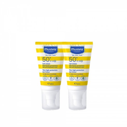 무스텔라 선 로션 SPF 50+ 40ml 2개