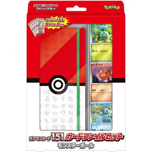 Pokemon 일본판 포켓몬 카드 게임 스칼렛 바이올렛 151 파일 세트 포켓볼