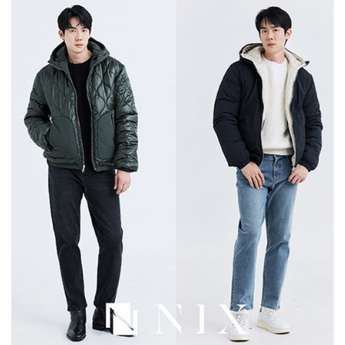 [닉스] 23FW 더블 기모 남성 데님 2종