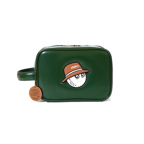 2023년 가성비 최고 말본파우치 - [국내매장판]말본 골프 가방 버킷 클래식 파우치 그린 M3143PBG15GRN