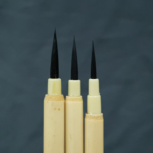 풍문당 무등산 쥐털 세필붓 고급 천연모 면상필 국산 민화 붓, 1개, 소