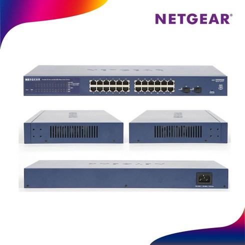 넷기어 GS724T 기가비트 24포트 스위칭허브 24Port + 2Port SFP