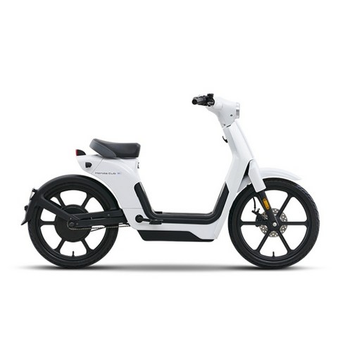 혼다 커브 e 컵(Honda Cub) 전기자전거 주행거리35km 48V 20Ah, 펄화이트 48V 20Ah, 합성스틸