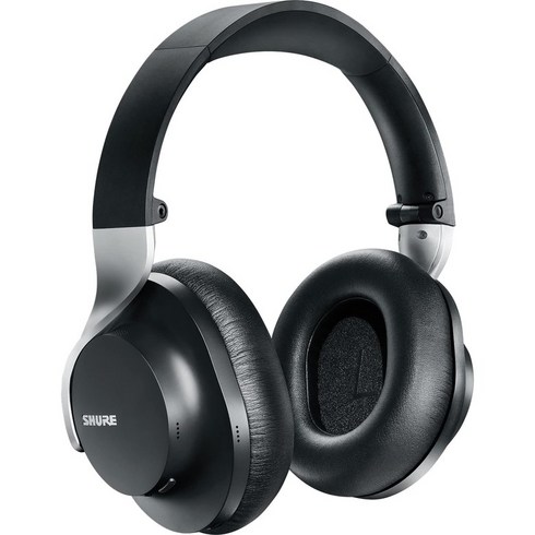 SHURE 슈어 AONIC 40 무선 노이즈 캔슬링 헤드폰 SBH1DYBK1-J 블랙 : 밀폐형 Bluetooth