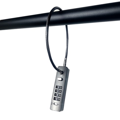 2023년 가성비 최고 와이어자물쇠 - 티브로 케이블형 강철 와이어 잠금장치, 1개