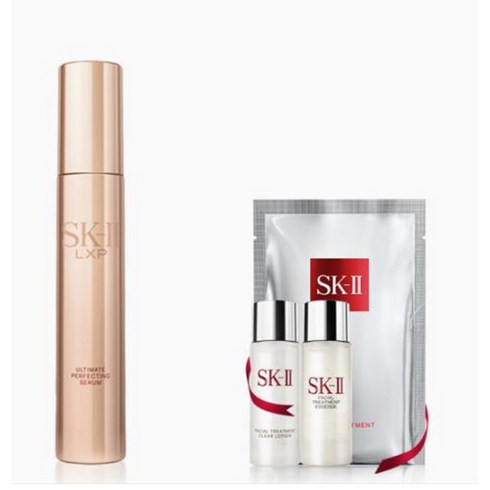 [백화점정품] sk2 LXP 얼리미트 퍼펙팅 세럼세트50ml / sk2 LXP 세럼+클리어30ml+피테라30ml+피테라마스크팩 +sk2 쇼핑백