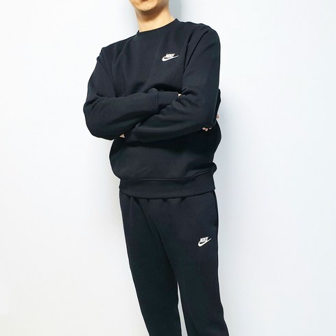2023년 가성비 최고 나이키 스포츠웨어 클럽 - 나이키 남성 스포츠웨어 클럽 크루 탑 + 볼펜