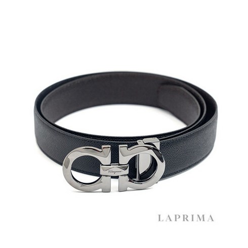 67A161 725421 - [살바토레 페라가모] [명품] FERRAGAMO 페라가모 리버서블 간치니 벨트 67 A161 NEROMORO 725421 67 A161 00